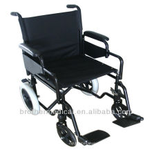 Push-cadeira de rodas BME4615 12 &quot;sólida cadeira de rodas de aço com deficiência